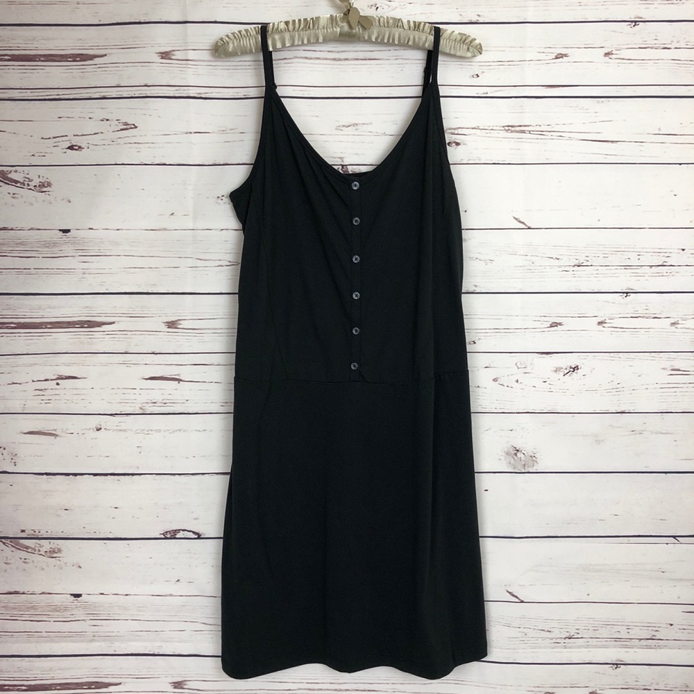 Lole Bliss Campri Dress in Black Spaghetti Strap - Picture 7 of 8